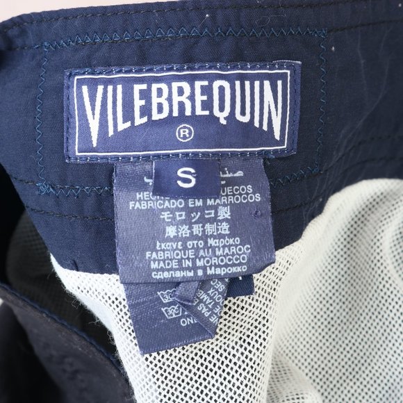 VILEBREQUIN BLACK BLUE ACCENT WOMEN’S SWIM SHORTS SMALL - Picture 6 of 9